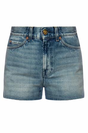 Denim shorts with patches, zdjęcie 1 Denim shorts with patches od Gucci